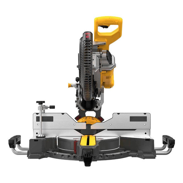 Dewalt DCS781X2 54V XR FLEXVOLT Brushless 305mm Sliding Mitre Saw, 2x 9.0Ah XR FLEXVOLT Batteries, Charger & DE7260 Folding Rolling Stand