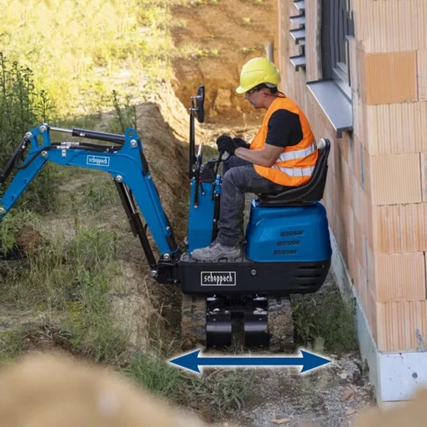 Scheppach EXC815 Petrol Mini Excavator