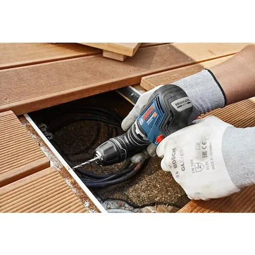 BOSCH 06019H3000 - GSR 12V-35 FC - 12V Cordless drill driver in case with 2 3Ah batteries, charger, spindle and accessories